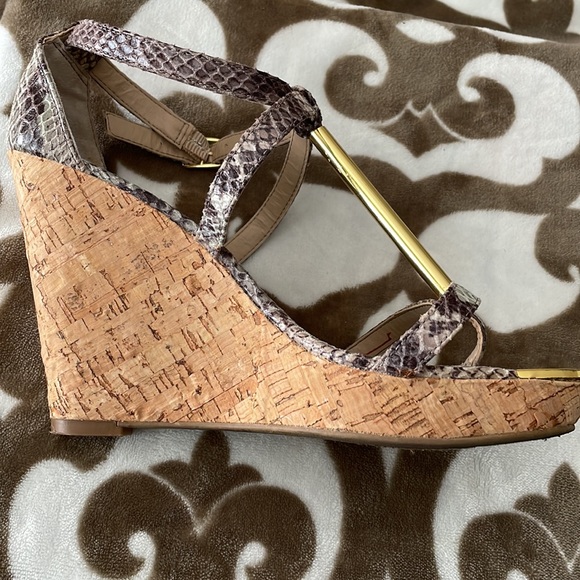 Dolce Vita Womens Snake Print Wedge Sandals - Picture 10 of 12